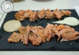 Migas de Salmón