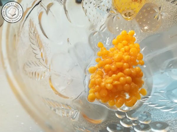 caviar de zanahoria y jengibre
